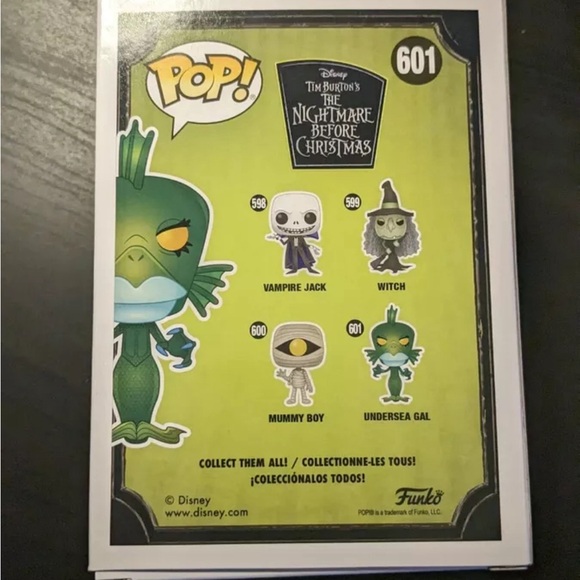 Funko Pop Nightmare Before Christmas Undersea Gal 601 - Picture 2 of 2